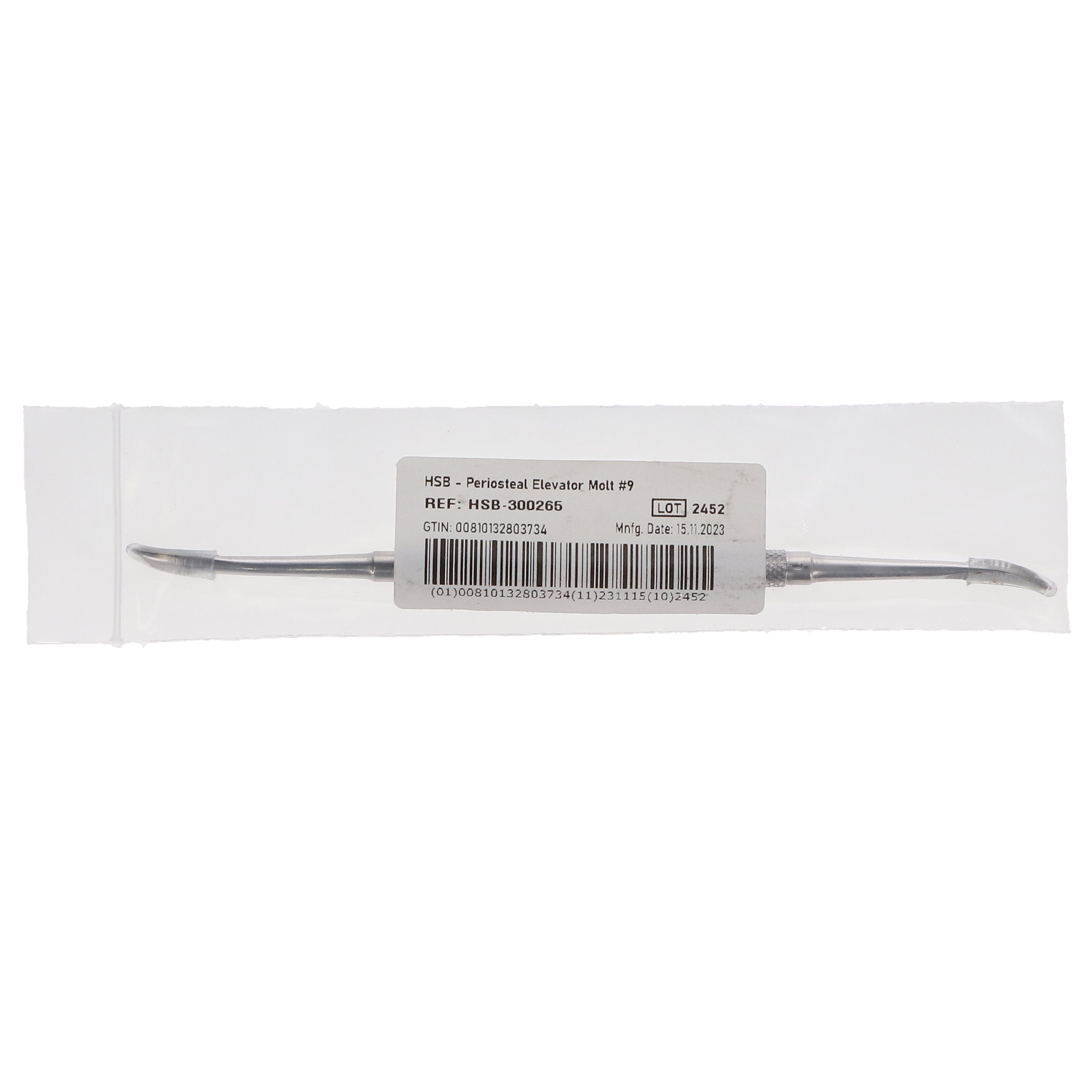 House Brand Dentistry 300265 HSB Periosteal Dental Elevator Molt #9 House Brand Dentistry 300265 HSB Periosteal Dental Elevator Molt #9